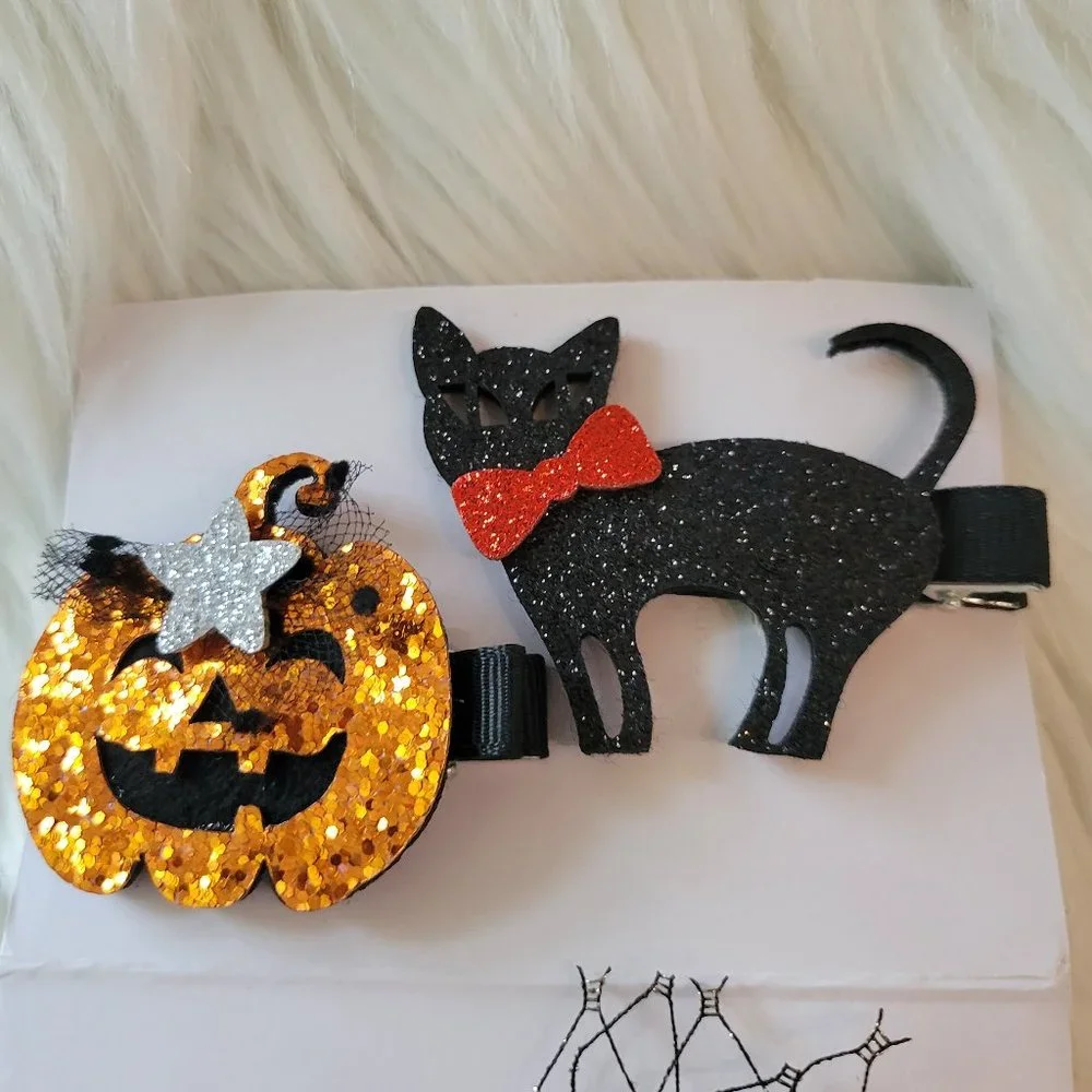 Halloween Hair Clip Set